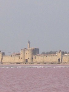 Aigues Mortes vu des marais salants Aigues Mortes vu des marais salants
