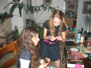 Les filles Anniversaires d'Aude kes cadeaux